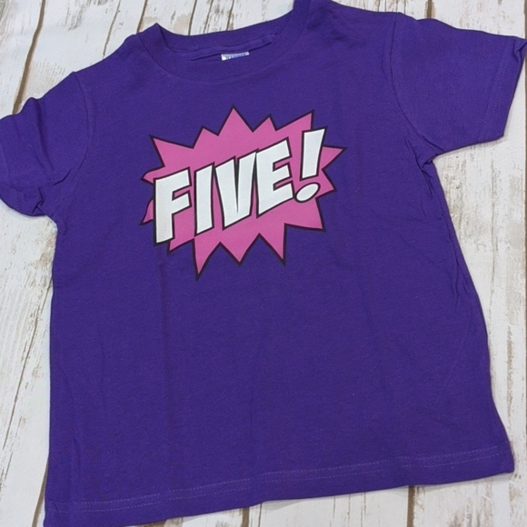 Five! Birthday tee - Picture 1 of 2